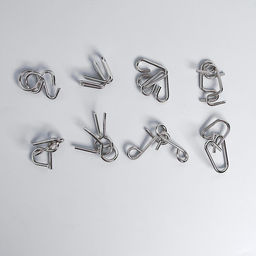 Металлические головоломки «Военная техника», 8 шт.