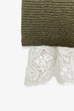 CONTRAST KNIT SWEATER - Zara фото 13