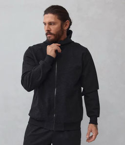 KM1858 Спортивный костюм (хлопок) ЧЕРНЫЙ