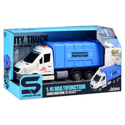 Машина "ЭкоКонтроль" 1:16 (свет, звук) в коробке (цвет синий)