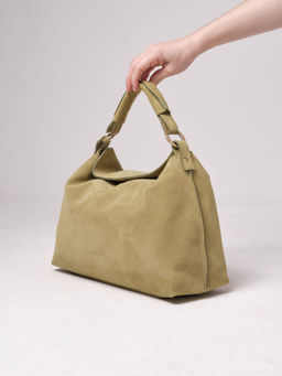 Замшевая сумка Deboro 30900 киви