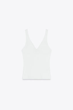 RIB KNIT TOP - Zara фото 2