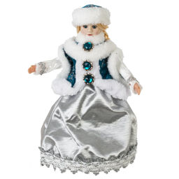 Снегурочка с ёмкостью для конфет, L18 W13 H33 см