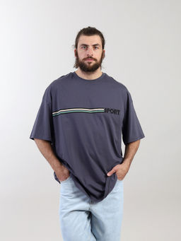 CRB wear/ CSLM 60422-48 Футболка мужская,темно-серый/Ex.Cherubino