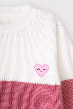 Crockid _ КВ 30120/ш/брусника,серый джемпер для дев фото 5