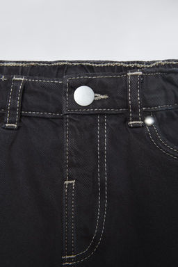 TOPSTITCHED TWILL TROUSERS - Zara фото 4