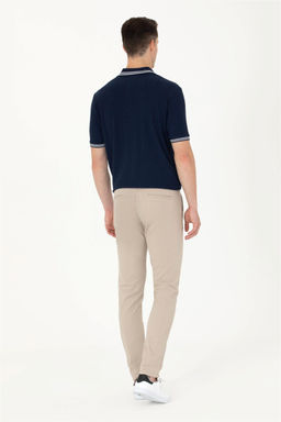 Мужские бежевые брюки из плотной ткани - U.s. polo assn фото 4