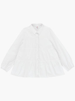 Рубашка для девочки подросткам школьная форма UD 7816 белый - Mini maxi фото 2
