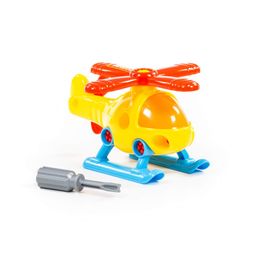 Конструктор-транспорт Вертолёт (16 элементов) (в пакете) - Полесье фото 4