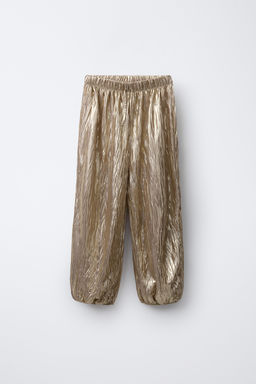 METALLIC SAROUEL TROUSERS