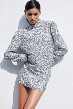 Vestido de punto con ribetes de volante - H&m фото 2