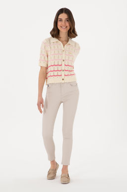 Kad_n Krem Triko H_rka Sepette S_rpriz _ndirim - U.s. polo assn фото 4