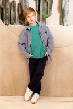 Куртка - джинсовка мал. О46502