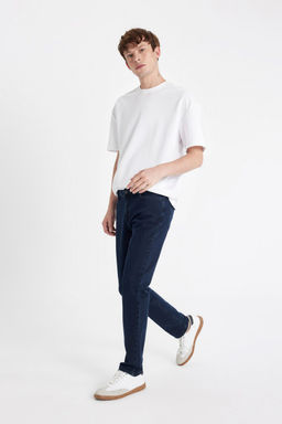 Pedro Slim Fit Джинсовые брюки узкого кроя с нормальной талией и узкими штанинами - Defacto фото 8