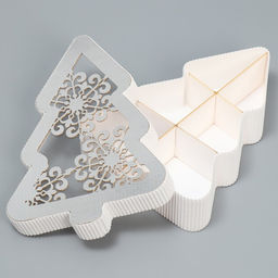 Коробка новогодняя подарочная «Ёлка», 23×13×5 см