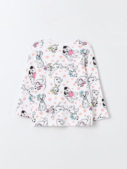 Bisiklet Yaka Uzun Kollu 101 Dalma?yal? Bask?l? K?z Bebek Pijama Tak?m? - Waikiki фото 3