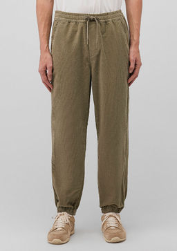 Haki Kadife Pantolon - Mavi фото 3