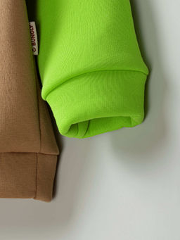 Худи Колор блок Песок утепленное 7+ - Bungly фото 5