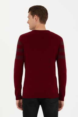Мужской бордово-красный свитер - U.s. polo assn фото 19
