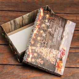 Цена за 5 шт. Коробка складная, крышка-дно Исполнение желаний 24 х 17 х 8 см - UPAK LAND фото 4