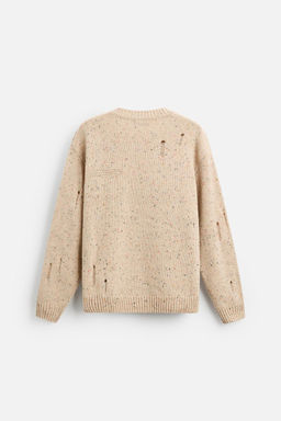 RIPPED EFFECT BUTTONED SWEATER - Zara фото 7