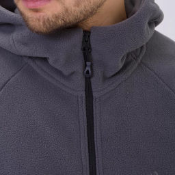 RODOS Толстовка на молнии мужская флис М-322 Черный  фото 35