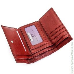 Маленький женский кожаный кошелек SV СВ 1000-1019 - Sergio valentini фото 2