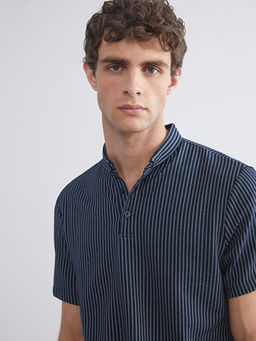 Polo Yaka ?izgili Erkek Ti??rt