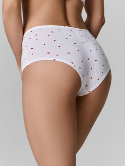 Цена за 2 штуки! Трусы шорты женские с принтом в сердечко - Mark formelle фото 4