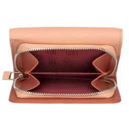 Итальянский кожаный кошелек DuDu серии Pemba | пудровый - Dudubags фото 5