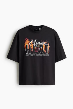 Camiseta con estampado Oversized Fit