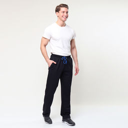 RODOS Брюки мужские весна/лето М-232 Синий/Васильковый