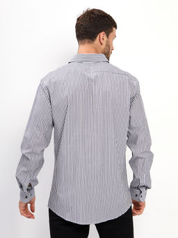 Сорочка мужская длинный рукав GREG 131/237/0243/ZN/1p STRETCH_V