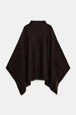 KNIT CAPE WITH HIGH NECK - Zara фото 6