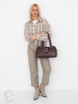 Сумка женская  51168-1S coffee Velina Fabbiano-Safenta