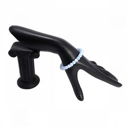 Браслет из камня Сахарный кварц голубой поможет обрести истинную любовь и защитить отношения