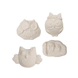 Заготовка для декорирования Love2art ВА-01 Набор заготовок для декорирования гипс 21 х 16 х 2 см 4 шт 2-й сорт Совята  фото 2