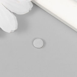 Цена за 100 шт. Магнит технический неодимовый (магнитит на обе стороны), серебристый, 6×1.5 мм