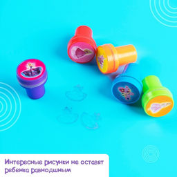 Цена за 2 шт. Печать цветная «Принцессы», набор 5 шт., МИКС