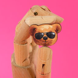 Значки деревянные, неразлучники Любовь это когда, 2 шт., 8 х 12 см.