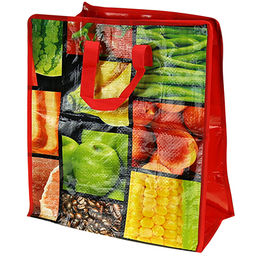 Сумка-баул хозяйственная Анапа 35х40х18см, полипропилен, лак, на молнии, цвета микс (Китай) - Домашняя мода фото 3