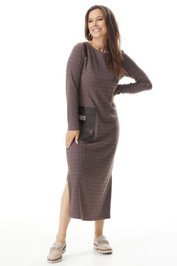 Платье Magia mody 2327 молочный шоколад