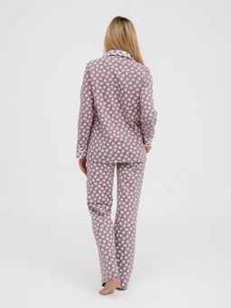 Пижама женская из футера Салли молочный