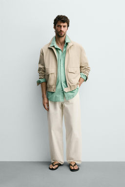 CAZADORA REGULAR FIT ALGOD?N - LYOCELL / Arena