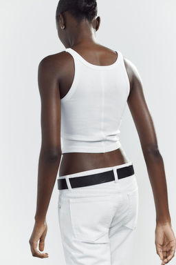 RIBBED CROP TOP - Zara фото 5