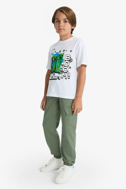 Jogger Fit Gabardin Pantolon Erkek _ocuk - Defacto фото 3