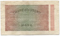 20000 марок 1923 года Германия