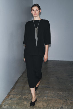 KNIT MIDI SKIRT - Zara фото 2