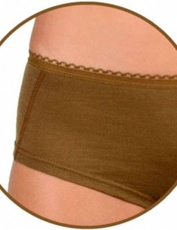 Трусы женские из верблюжьей шерсти с низкой талией