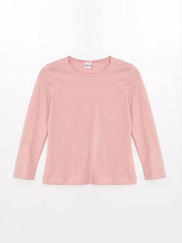 Bisiklet Yaka K?z ?ocuk Ti??rt